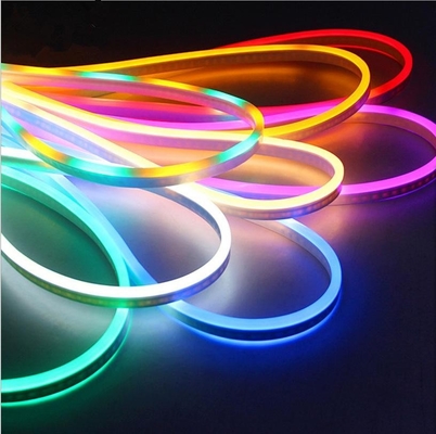 10mm LEDのネオン屈曲ライト、RGB 12VのシリコーンLEDネオン ロープ ライト