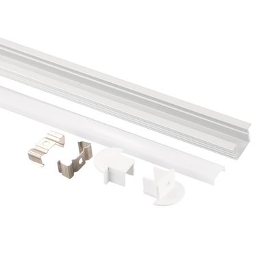 装飾的な導かれたアルミニウム プロフィールの壁の台所軽いプラスターで引込められて