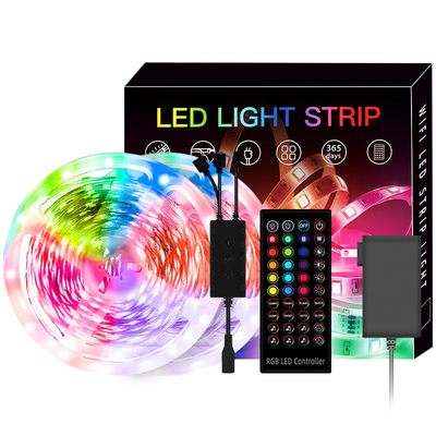 ブルートゥースのスマートなストリップLEDライトは5050 RGB音楽声制御を置いた