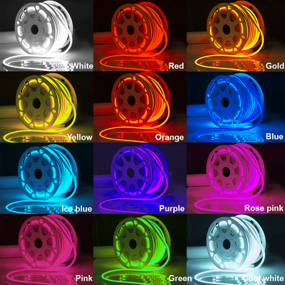 10mm LEDのネオン屈曲ライト、RGB 12VのシリコーンLEDネオン ロープ ライト