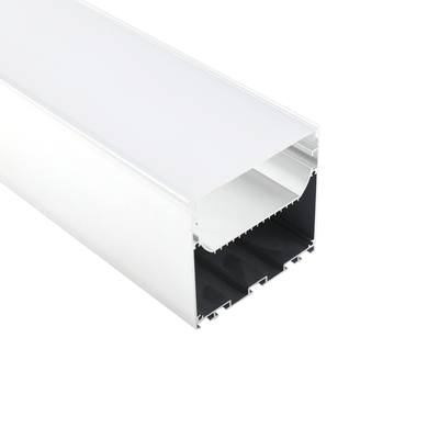 70×75mm中断されたLEDのプロフィール チャネルはアルミ合金6063材料を陽極酸化した