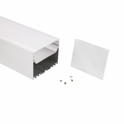 70×75mm中断されたLEDのプロフィール チャネルはアルミ合金6063材料を陽極酸化した