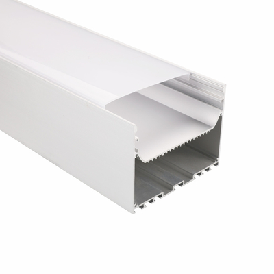 70×75mm中断されたLEDのプロフィール チャネルはアルミ合金6063材料を陽極酸化した