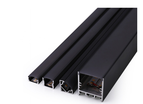 最新の屋内表面実装LEDプロファイル25mmx25mmLEDライトディフューザー用