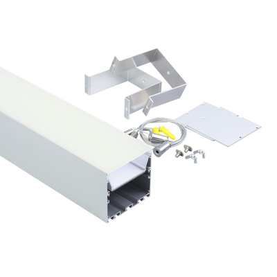 アルミニウムによって中断される LED のプロフィール 79*77mm 脱熱器ハウジングの銀
