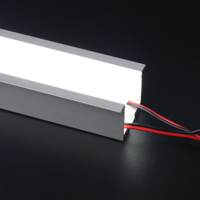 合金 6063 の壁の引込められた中断された導かれたアルミニウム チャネル 48x32mm