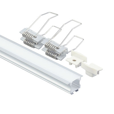 装飾的なキャビネットは線形軽いアルミニウム導かれたプロフィールを引込んだ導いた