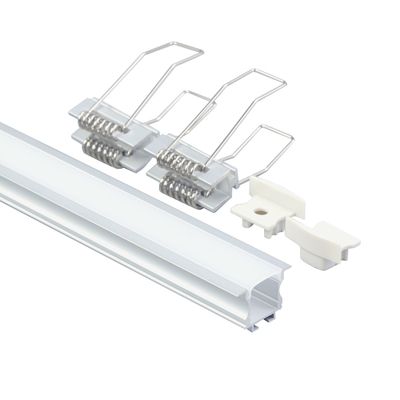 Uは家具LEDライト アルミニウム チャネル、銀製アルミニウム引込められたLEDのプロフィールを形づける
