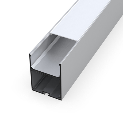 銀製の中断されたLEDは55mm x乾式壁の天井のための70mmの側面図を描く