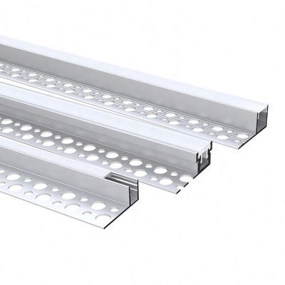 35mmの拡散器とのアルミニウム石膏ボード LEDのプロフィールの銀製色