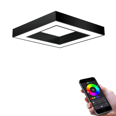 懸濁液LEDの線形ライト、正方形4のフィートLEDは線形据え付け品を中断した