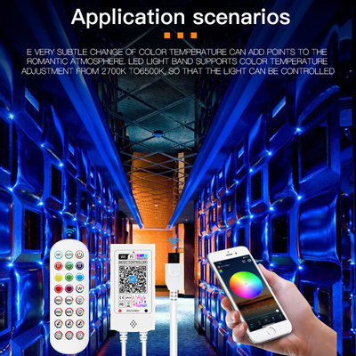 APP制御5050 RGB LEDストリップ12Vの理性的なWifiスマートなLEDのストリップ