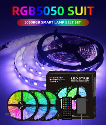 ブルートゥースのスマートなストリップLEDライトは5050 RGB音楽声制御を置いた