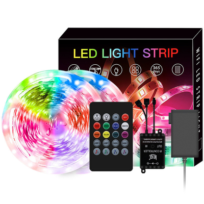 屋内屋外の装飾のために防水ブルートゥース APP制御5050 RGB LEDストリップ