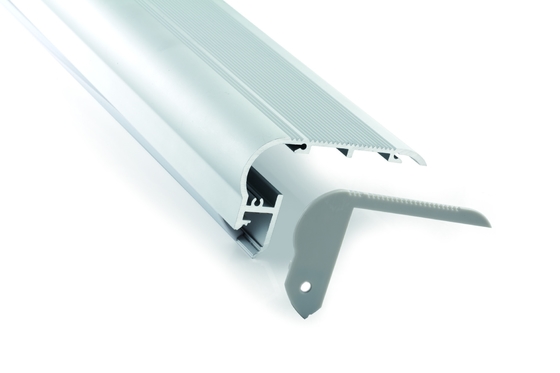 LEDストリップライト用陽極酸化銀アルミニウム押し出し材幅80mm