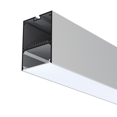 銀製の中断されたLEDは55mm x乾式壁の天井のための70mmの側面図を描く